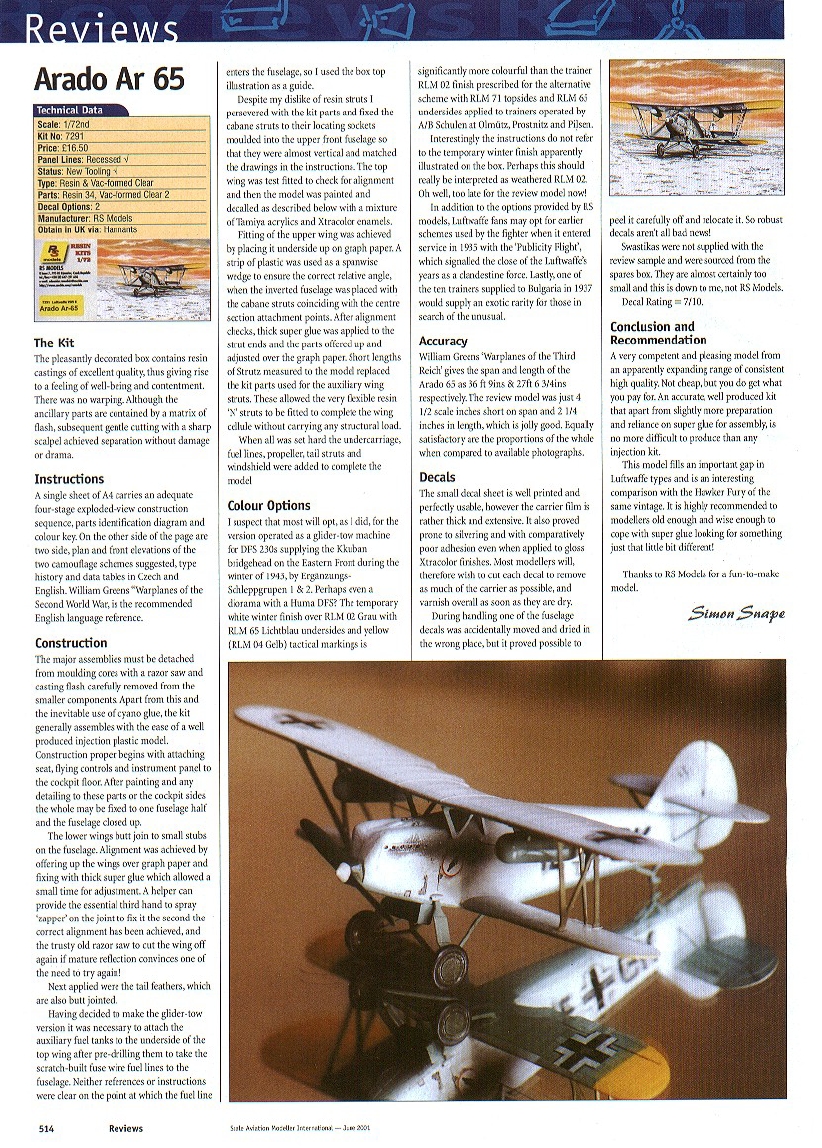 Scale Aviation Modeller International 2001-06